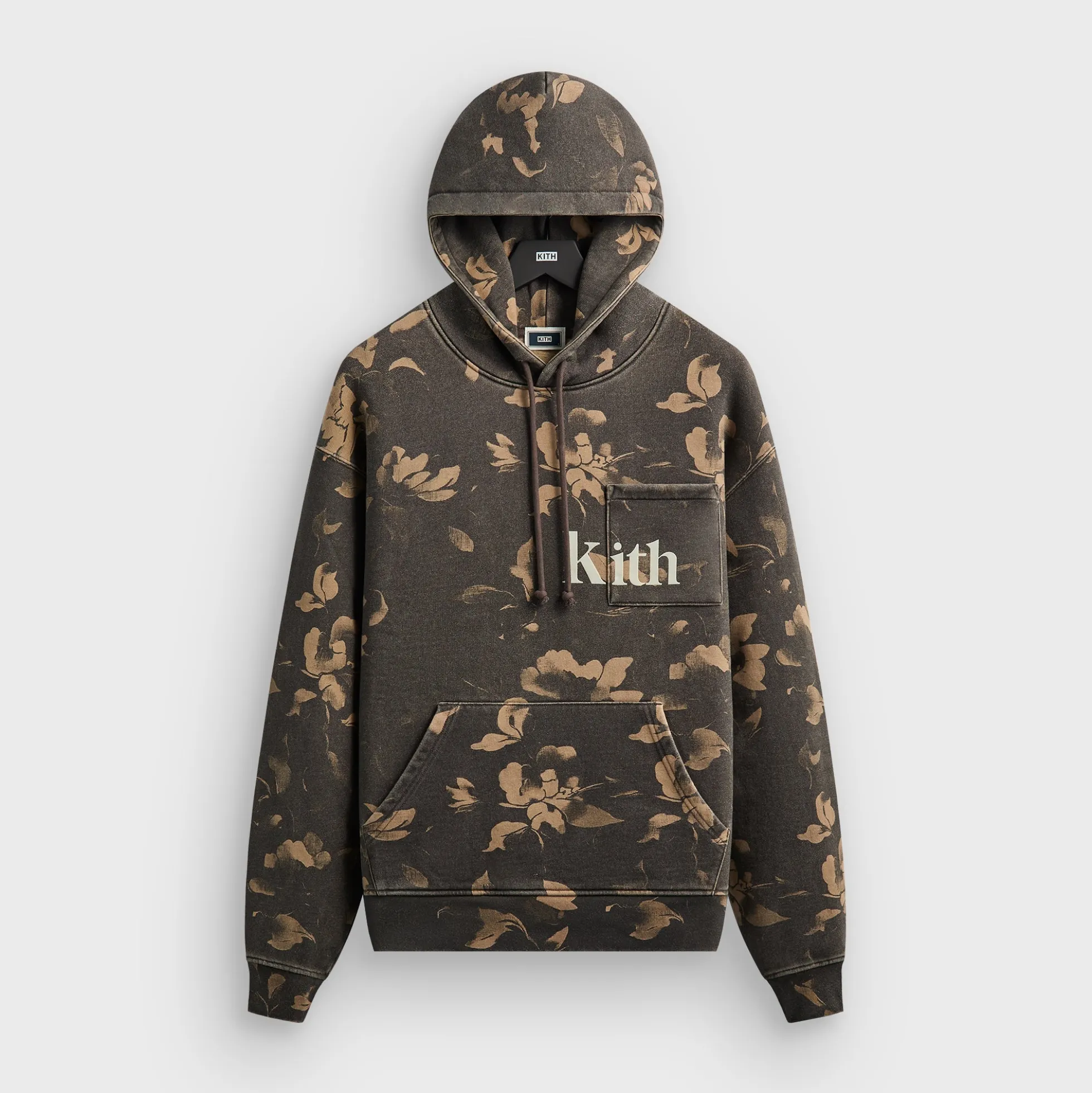 Sweat à capuche Kith Quinn à imprimé pédales délavé