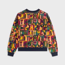 Sweat-shirt à col rond Kith Kids Nelson imprimé monogramme