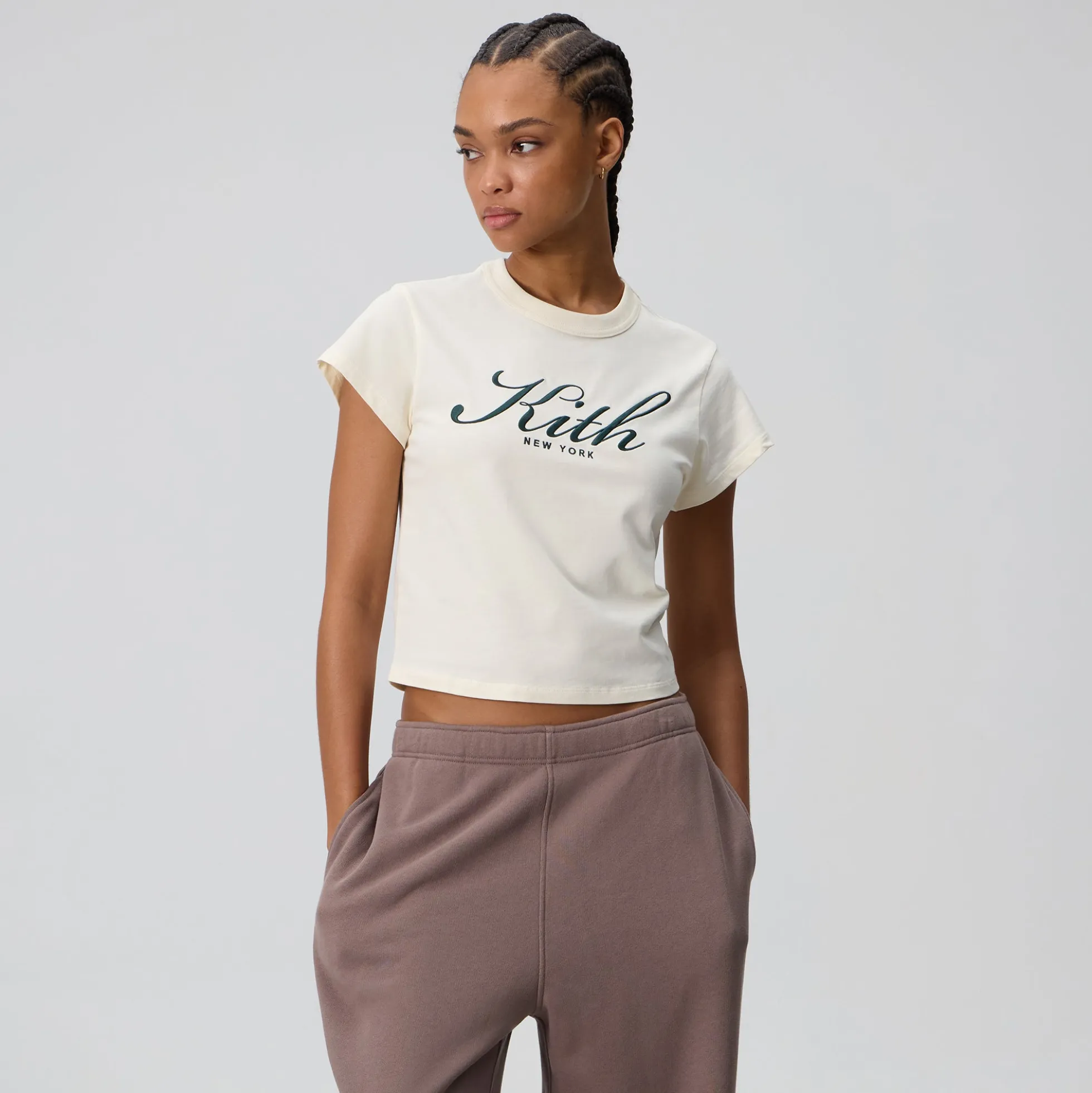 T-shirt Kith Femme Mulberry Script Vintage New York