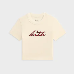 T-shirt Kith Kids Signature Logo Mulberry II
