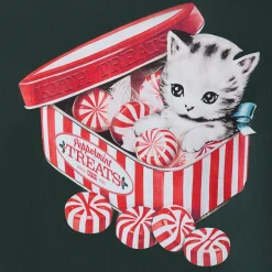 T-shirt Kith Treats Chat Menthe Poivrée en boîte
