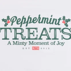 T-shirt Kith Treats à la menthe poivrée en boîte blanche