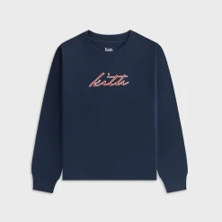 T-shirt à manches longues Kith Kids avec logo signature