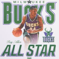T-shirt vintage Kith pour Ray Allen, star des Milwaukee Bucks (NBA)