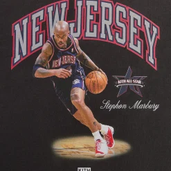 T-shirt vintage Kith pour Stephon Marbury, joueur vedette des New Jersey Nets (NBA)