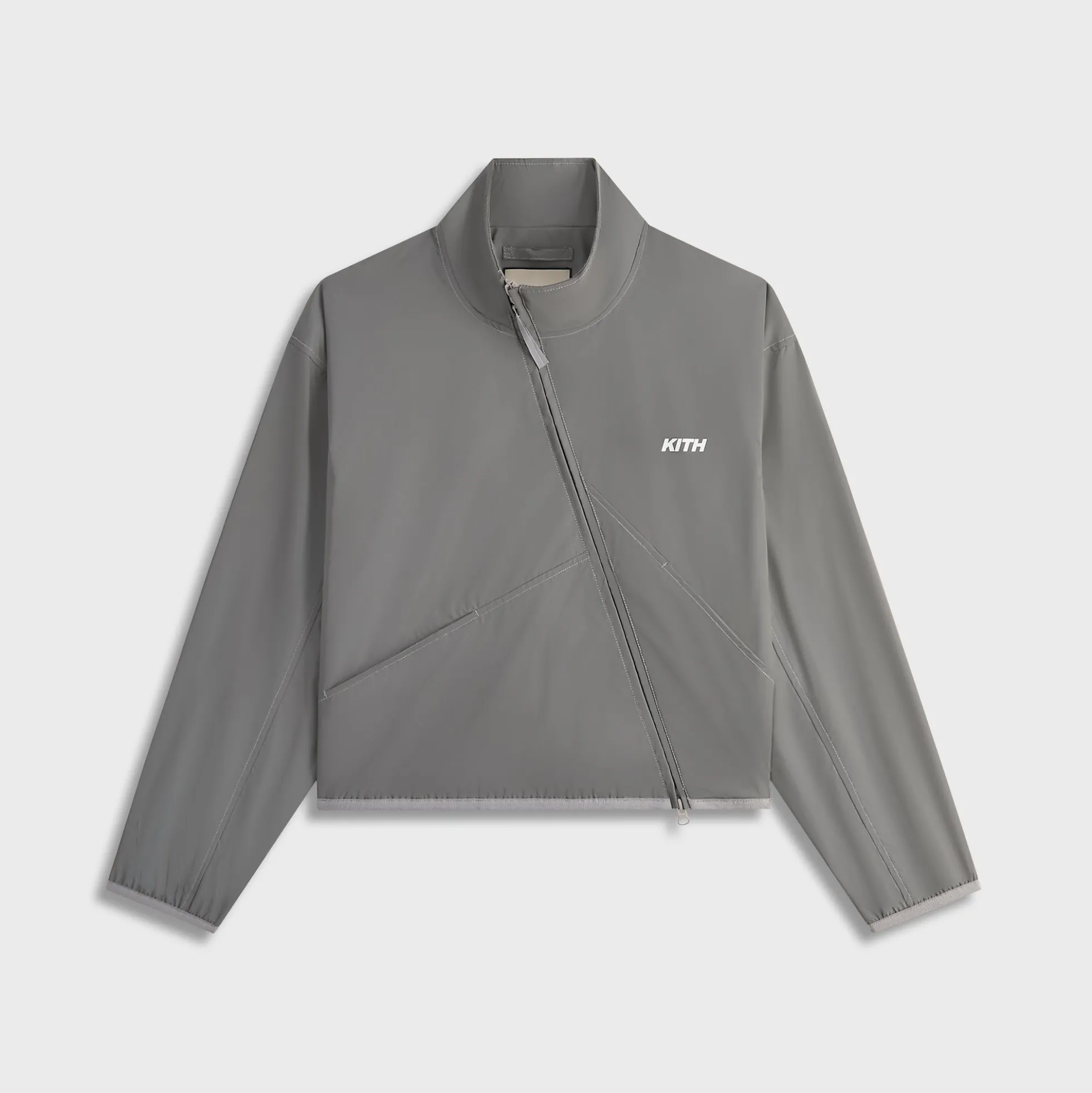 Veste asymétrique réfléchissante Kith Akari pour femme