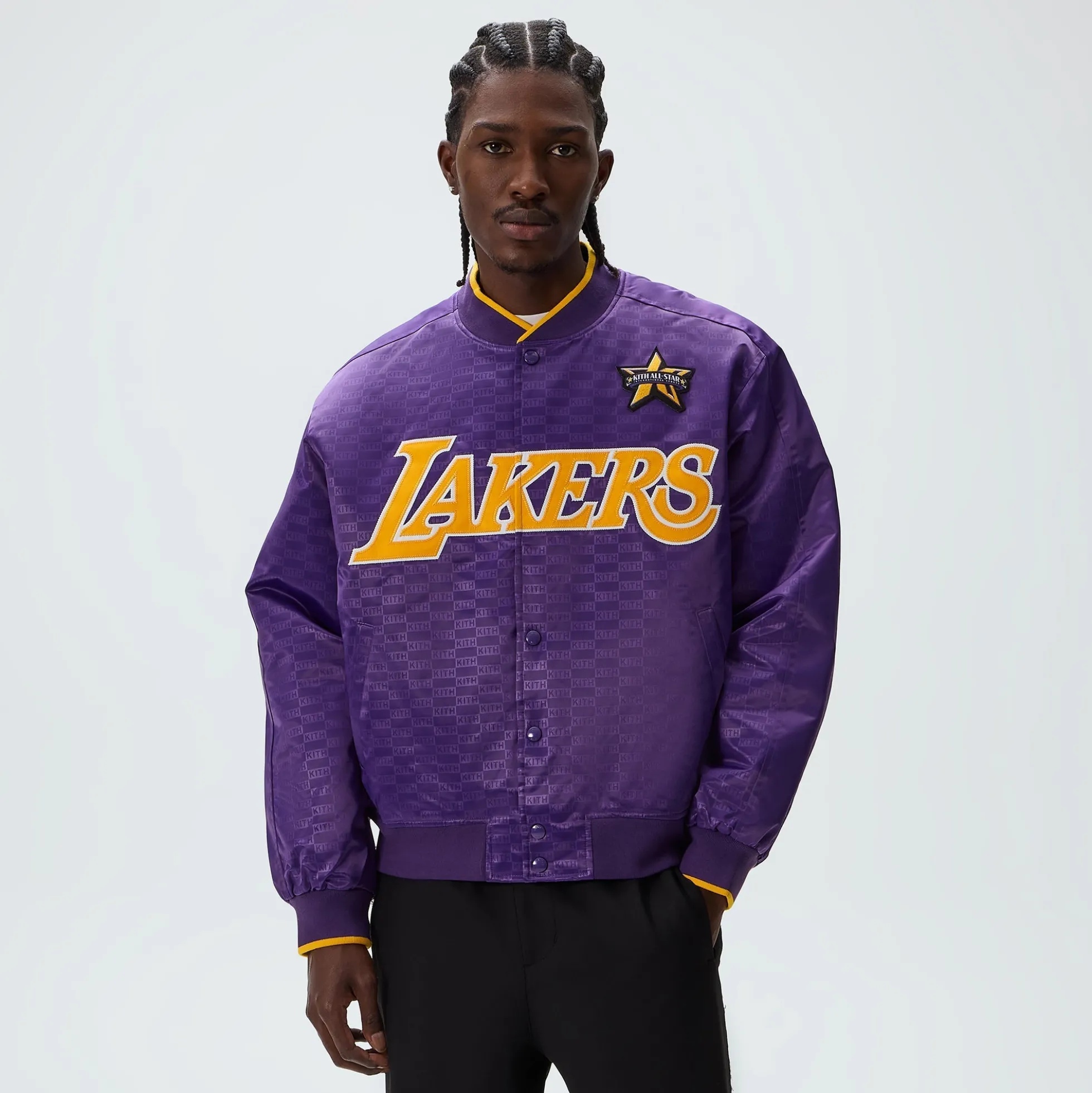Veste bomber Kith pour NBA All-Star Los Angeles Lakers