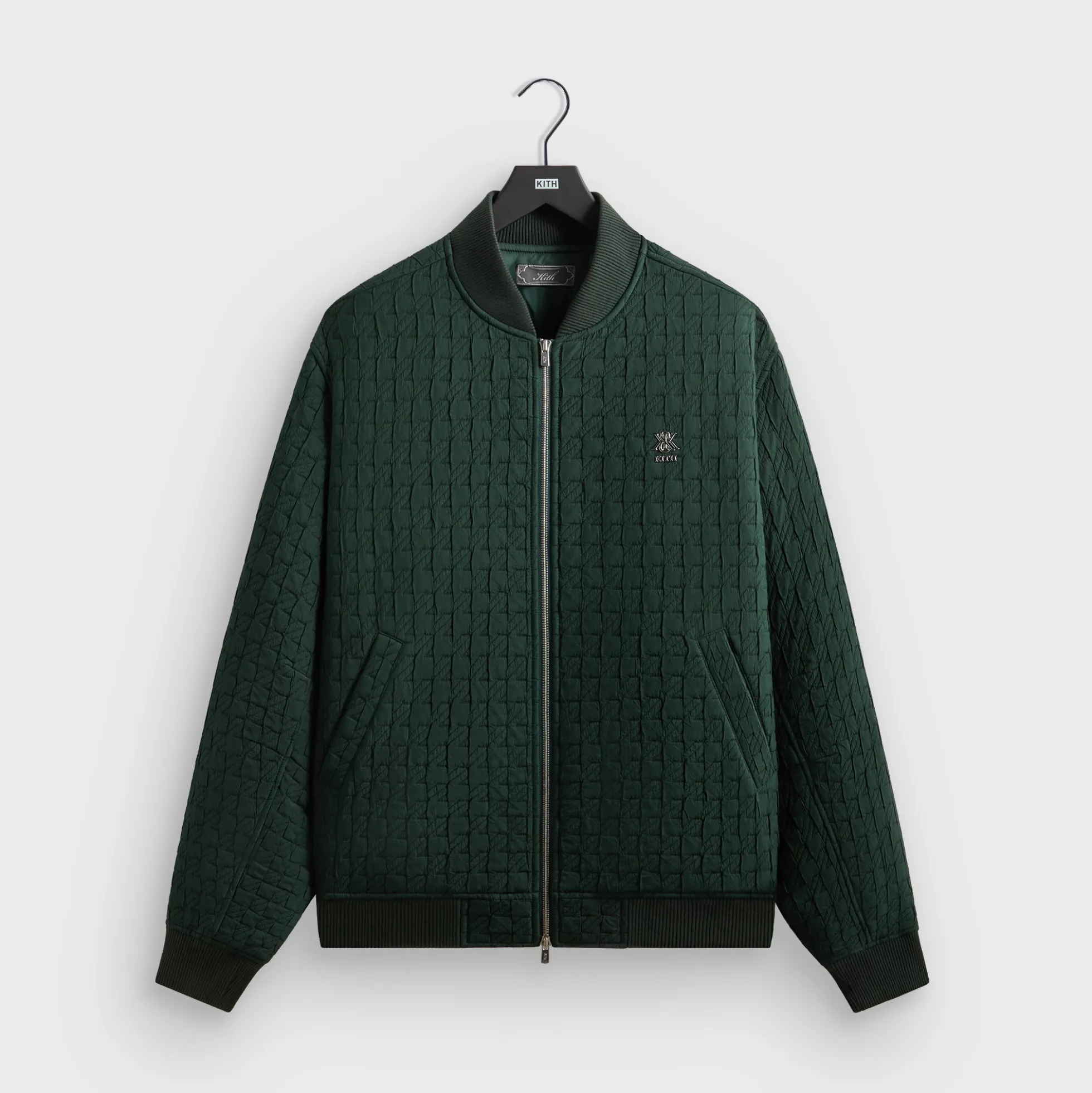 Veste bomber matelassée à carreaux Kith Check Avery