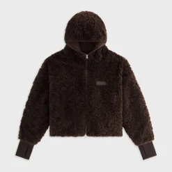 Veste à capuche en sherpa Kith Saide pour femme