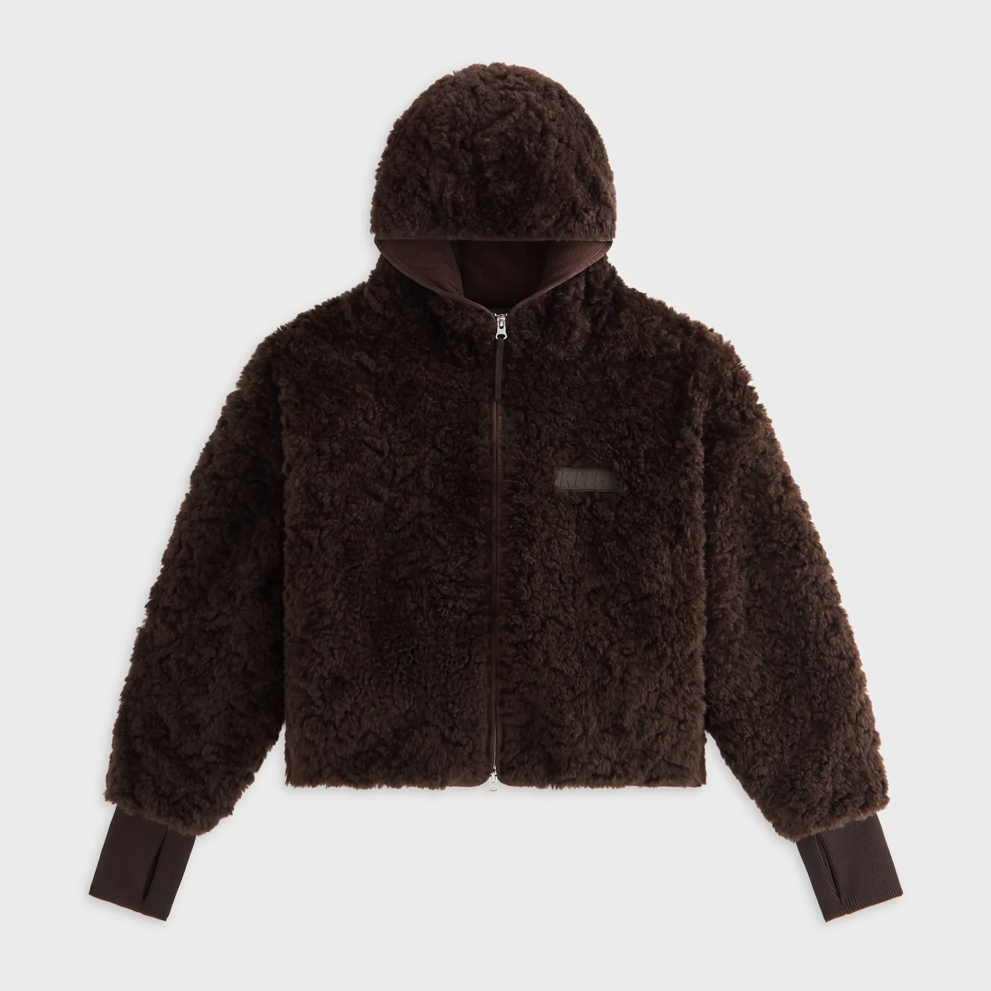 Veste à capuche en sherpa Kith Saide pour femme