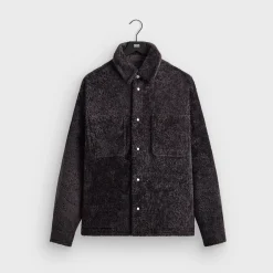 Veste-chemise Kith Ace en peau lainée