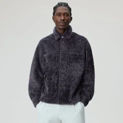 Veste-chemise Kith Ace en peau lainée