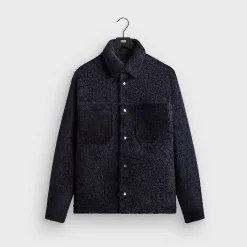 Veste-chemise Kith Ace en peau lainée