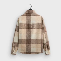 Veste-chemise Kith Sheridan à carreaux brossés