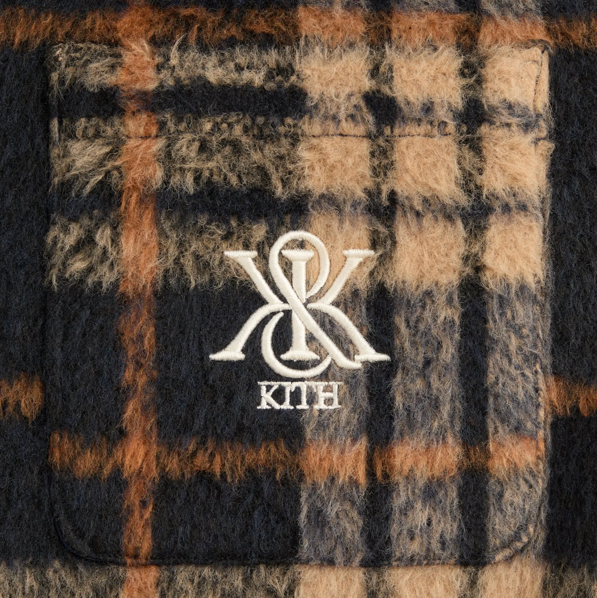 Veste-chemise Kith Sheridan à carreaux brossés