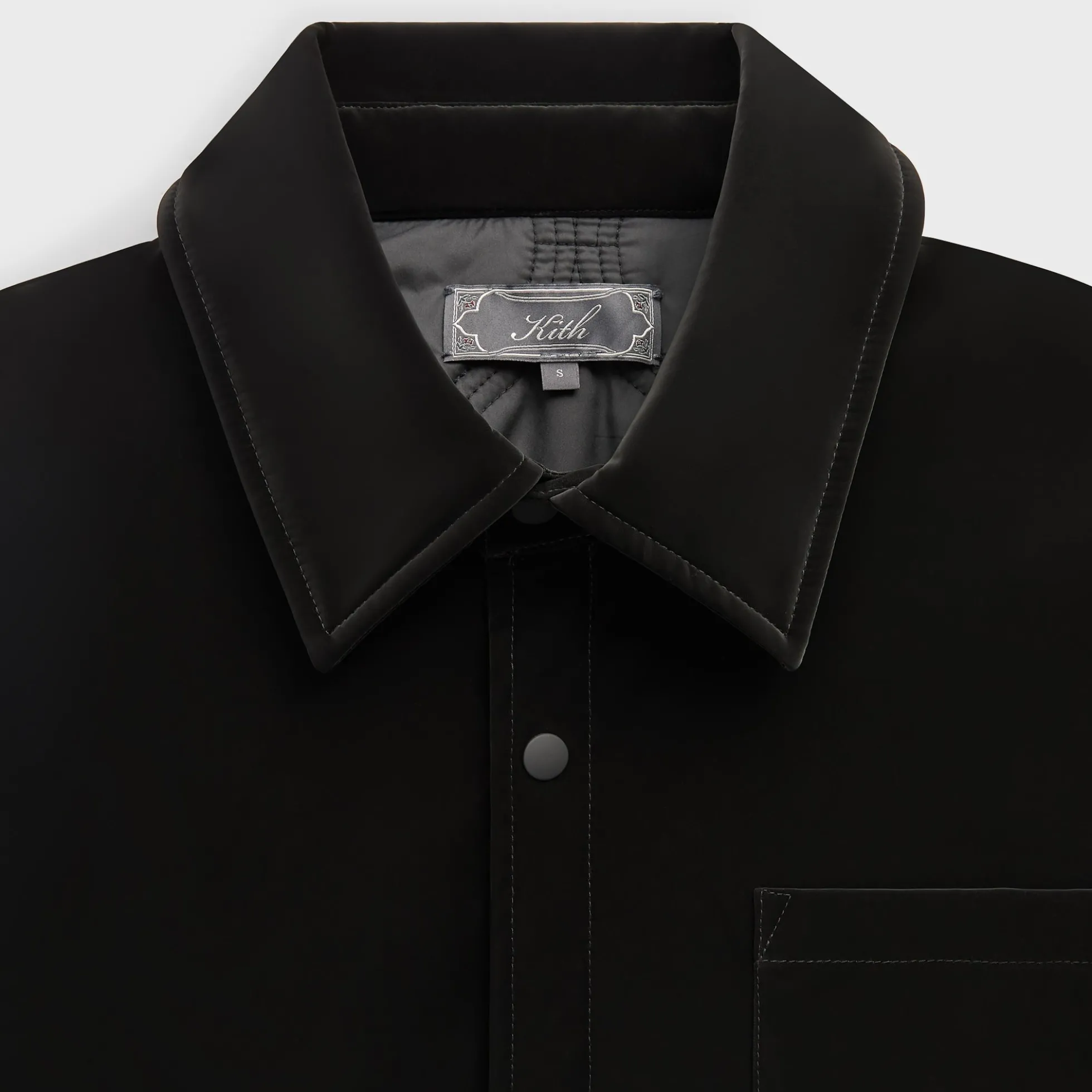 Veste-chemise matelassée Kith Brixton en daim technique