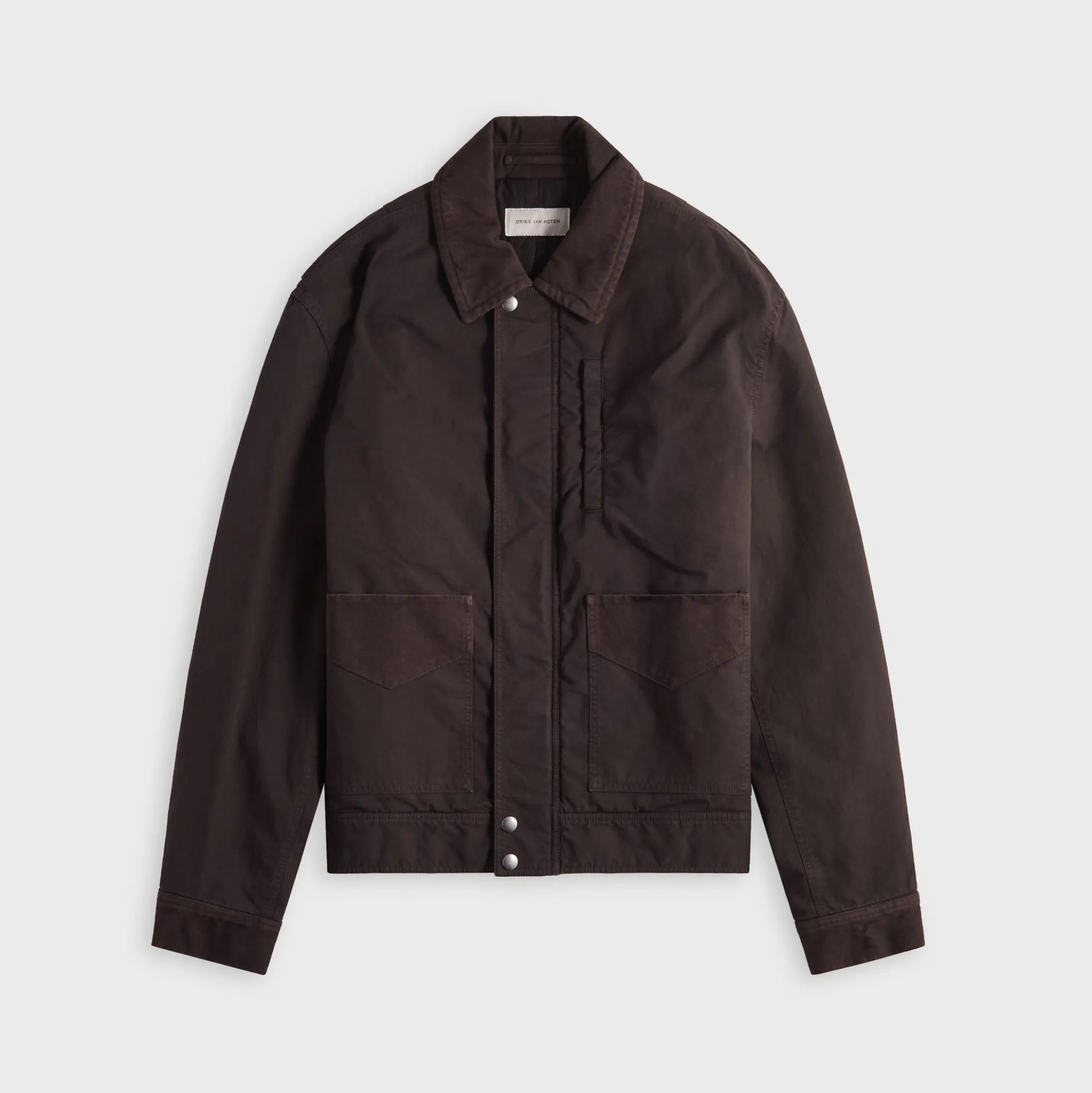 Veste en coton compact double tissage surteint
