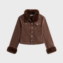 Veste en fausse fourrure Ares