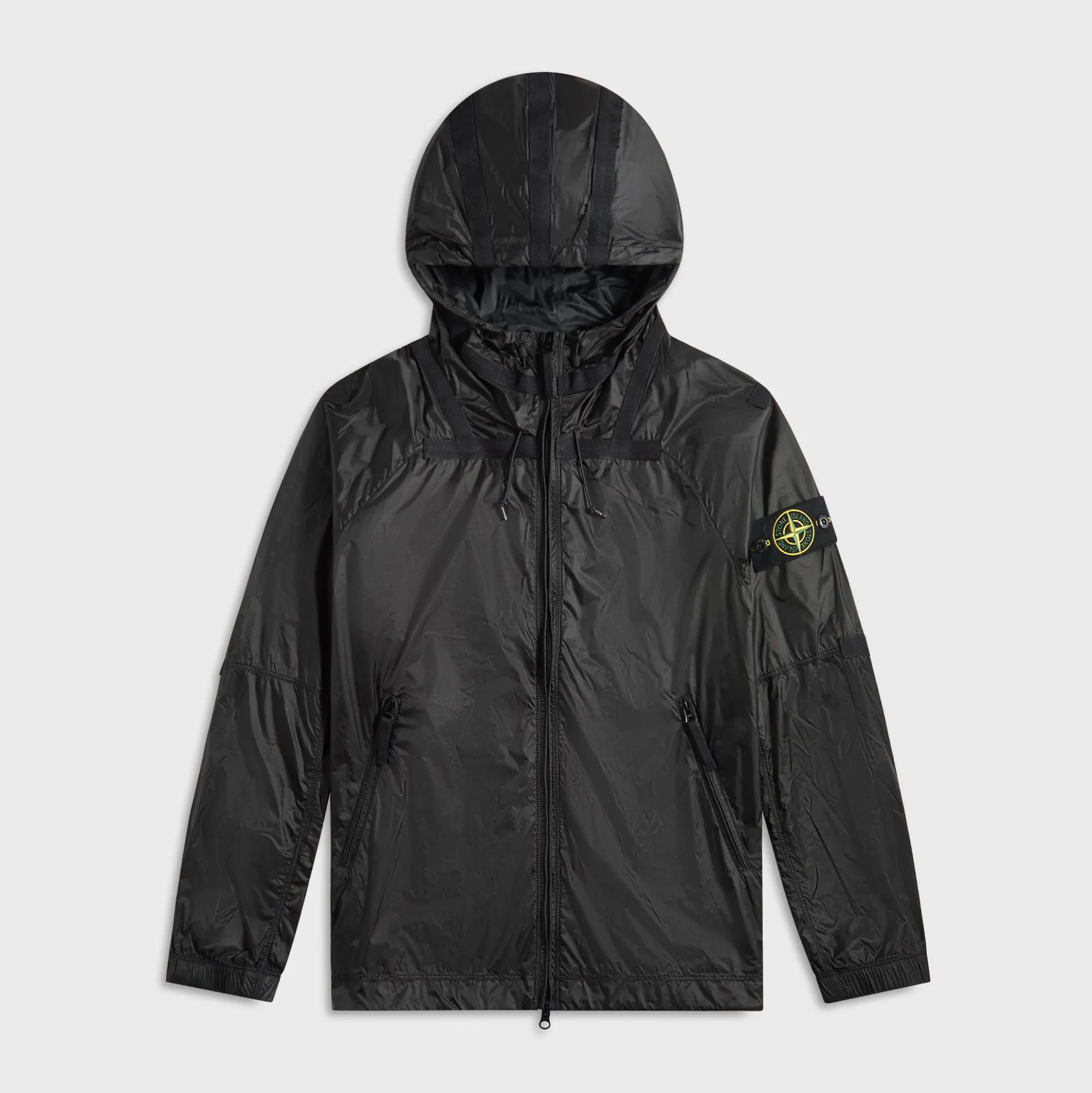 Veste en nylon métallisée