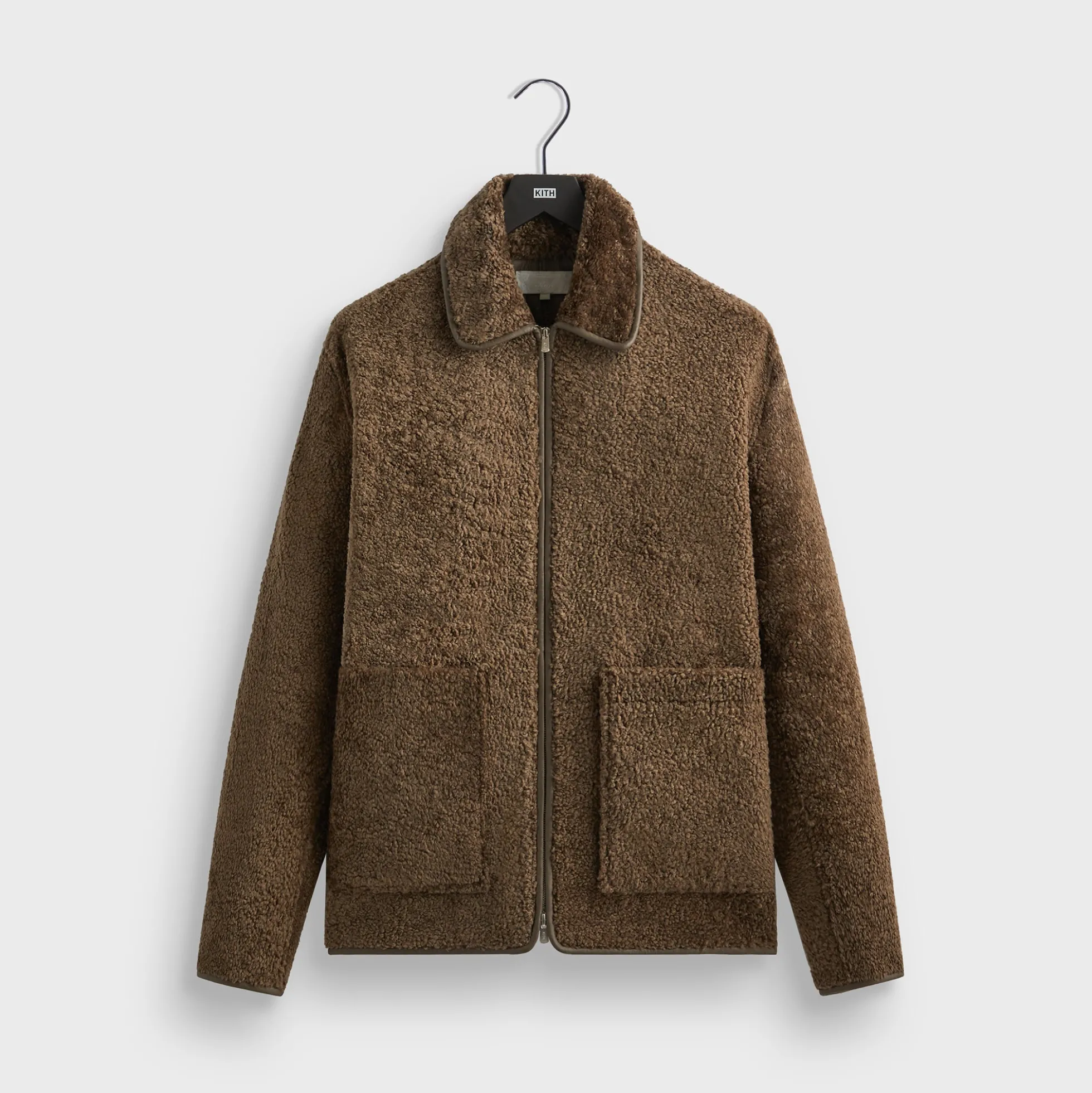 Veste en peau lainée Kith Archer