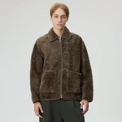 Veste en peau lainée Kith Archer