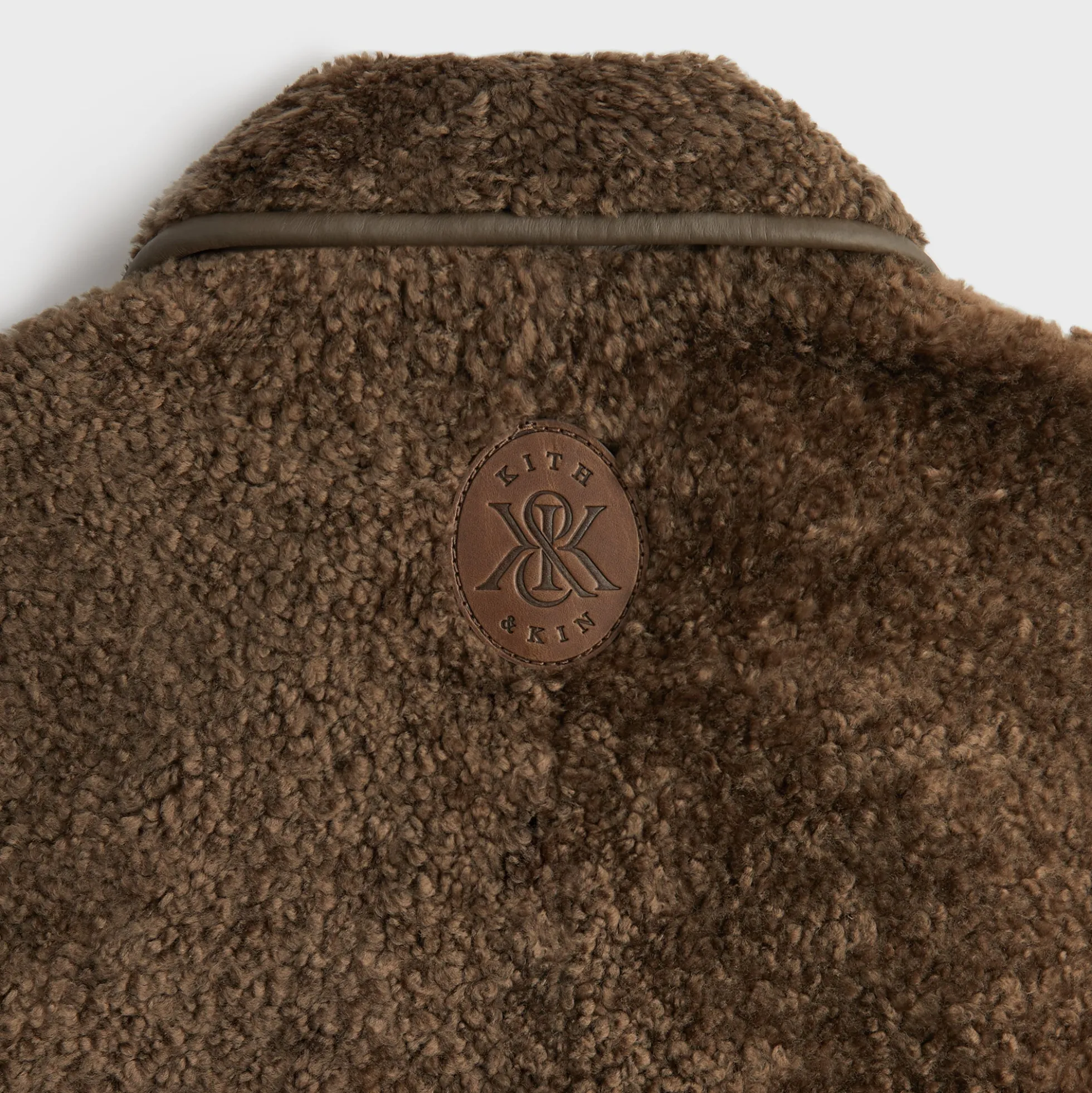 Veste en peau lainée Kith Archer