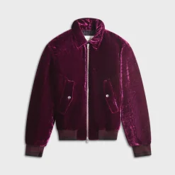 Veste Fluide En Viscose Et Soie Velours