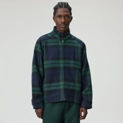 Veste Harrington à carreaux brossés Kith