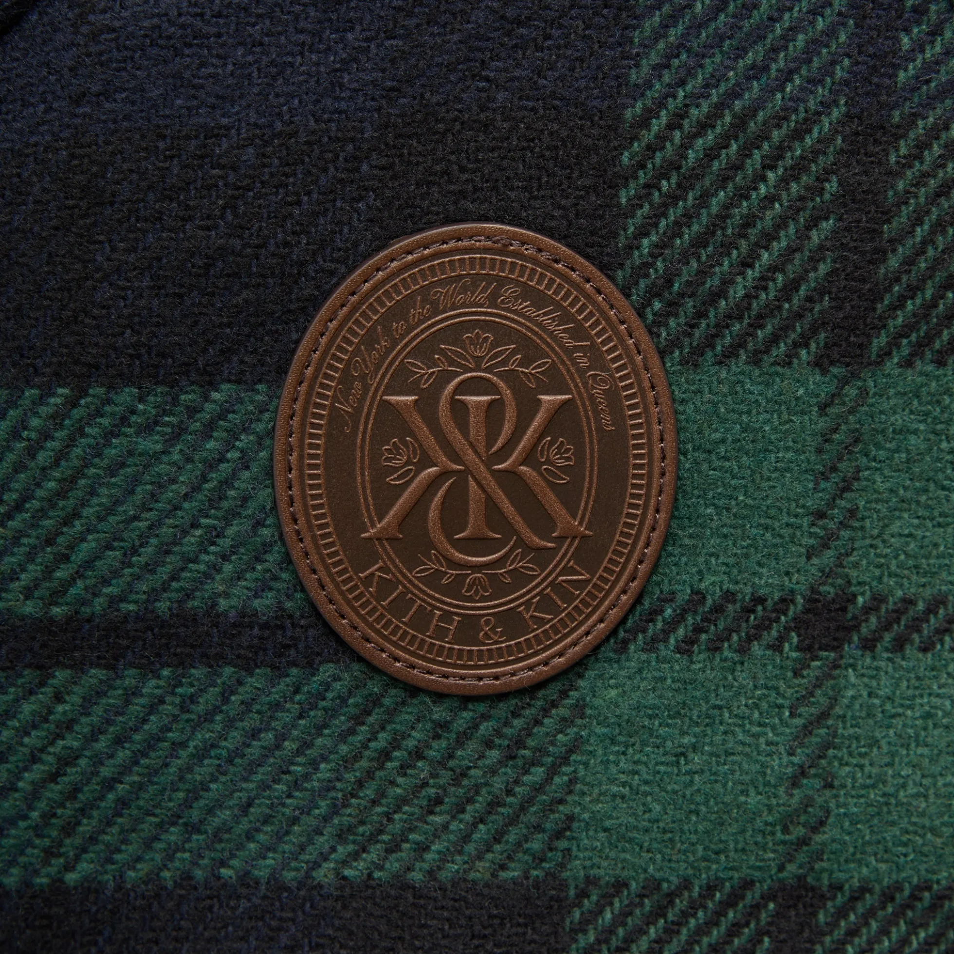 Veste Harrington à carreaux brossés Kith