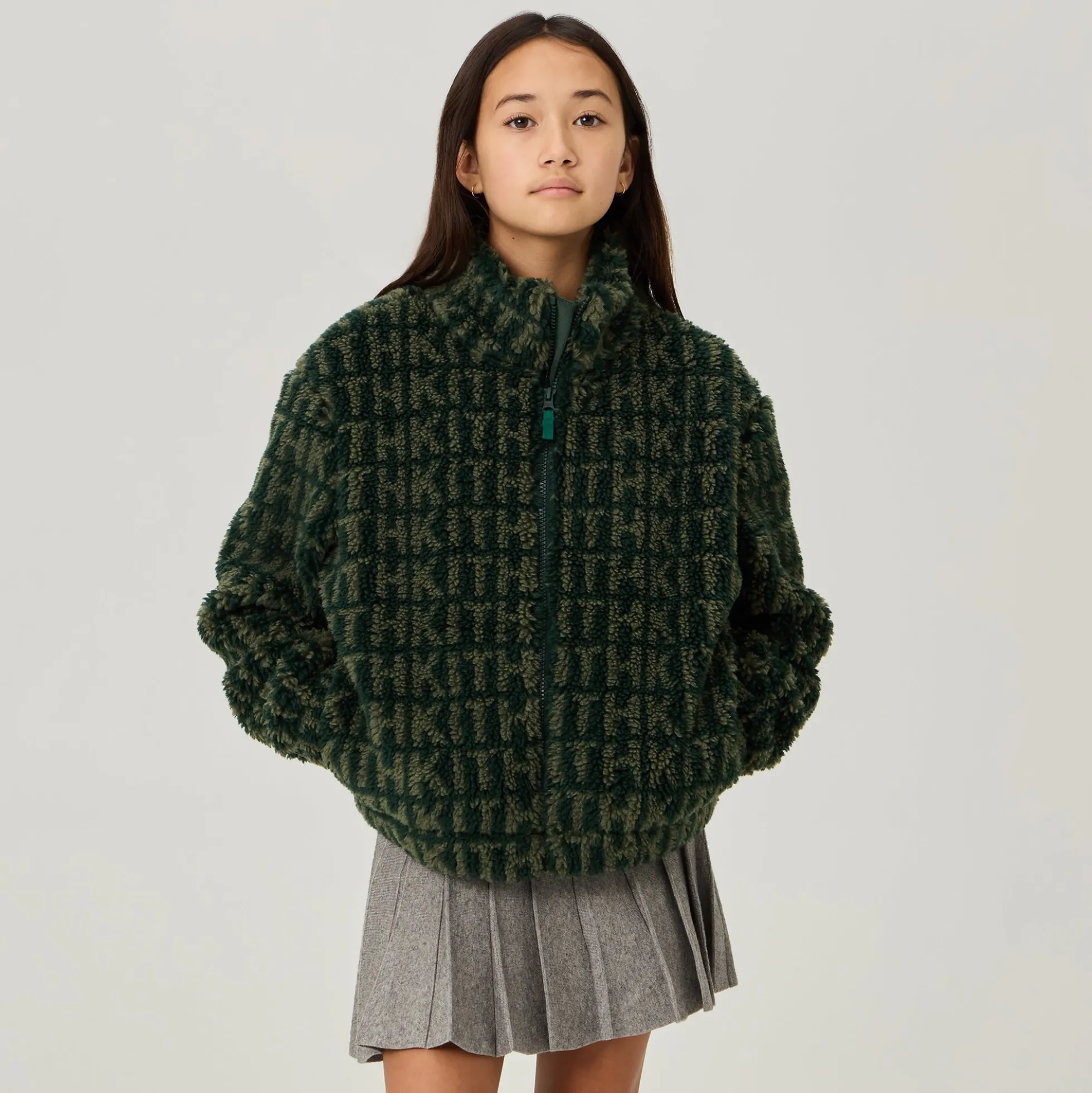 Veste Kith Kids Monogram Sherpa