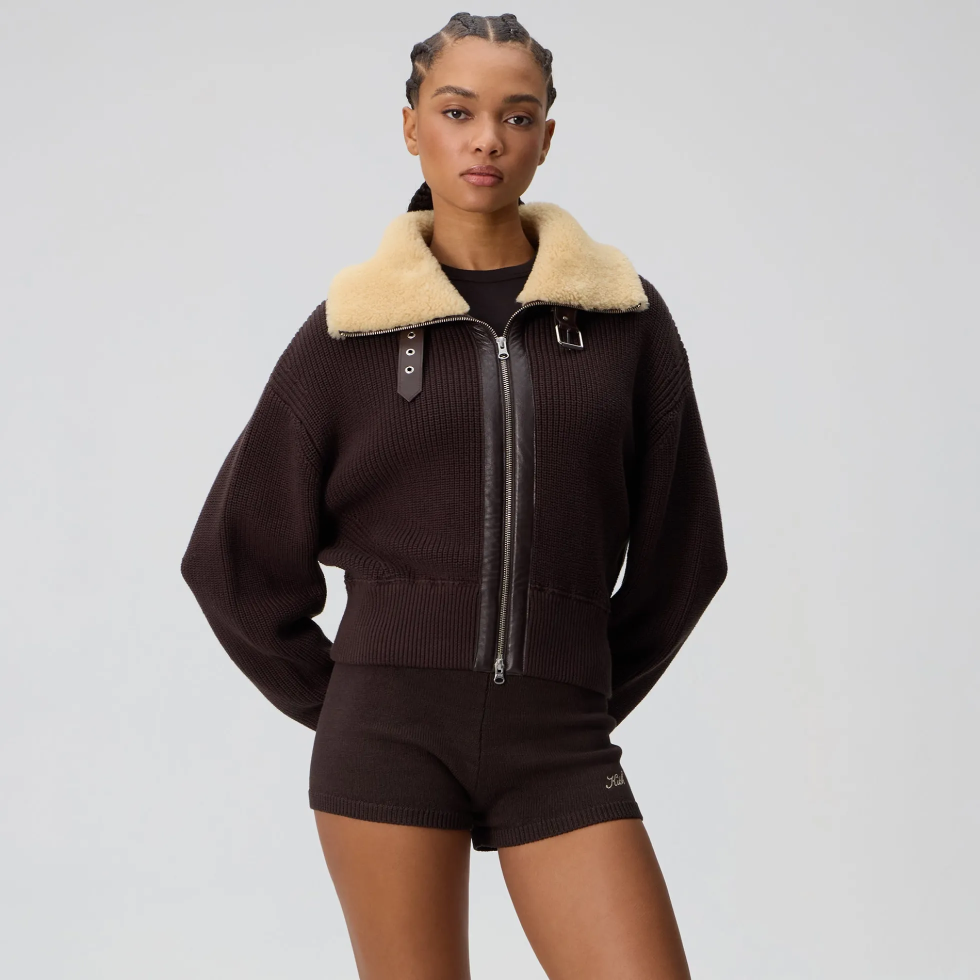Veste pull aviateur Kith Harten pour femme