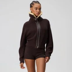 Veste pull aviateur Kith Harten pour femme